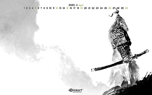 JPG 월페이퍼 바탕화면 4월 날짜 파일형식