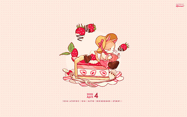 JPG 월페이퍼 바탕화면 4월 날짜 파일형식