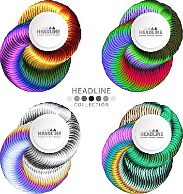 EPS 해외이미지 모양 템플릿 디자인 배너 리플렛 백그라운드 컨셉 패턴 일러스트 추상 프레임 종류 사람없음 그래픽 장식 세트 컬러풀 라벨 플랫 레이아웃 엘리먼트 스타일 해외202004 해외일러스트 컬러 무늬 파일형식 벡터