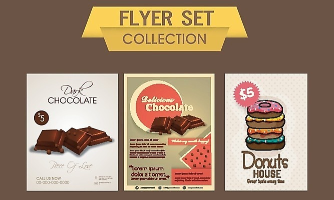 EPS 해외이미지 음식 일러스트 디저트 사람없음 세트 파티 도넛 축하카드 생일카드 맛있는 해외202004 해외일러스트 카드_감사 이벤트 파일형식 벡터