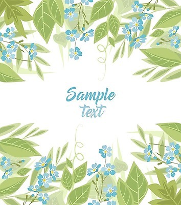 EPS 해외이미지 디자인 꽃잎 꽃 백그라운드 잎 꽃무늬 패턴 일러스트 프레임 미술 초원 사람없음 그래픽 장식 초록색 여름 파란색 봄 낭만 들꽃 나뭇가지 축하 그림 초대 내추럴 스타일 국경 해외202004 해외일러스트 나무 식물 계절 컬러 컨셉 무늬 문화예술 파일형식 벡터