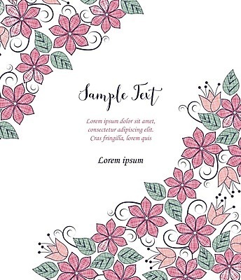 EPS 해외이미지 템플릿 디자인 꽃 백그라운드 잎 꽃무늬 패턴 일러스트 추상 프레임 사랑 미술 사람없음 그래픽 장식 컬러풀 봄 낭만 흰색 축하 우아함 그림 복고 엽서 초대 내추럴 엘리먼트 국경 해외202004 해외일러스트 식물 계절 감정 컬러 컨셉 무늬 문화예술 편지 파일형식 벡터