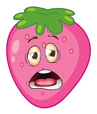 EPS 해외이미지 클립아트 분홍색 일러스트 딸기 사람없음 음식캐릭터 해외202004 해외일러스트 일러캐릭터 캐릭터 음식 컬러 과일 파일형식 벡터