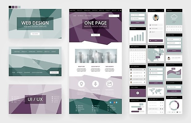 EPS 해외이미지 템플릿 디자인 백그라운드 지도 인터넷 일러스트 비즈니스 모바일 추상 사람없음 그래픽 세트 세계 보라색 웹 플랫 메뉴 레이아웃 페이지 기하학 UI 인터페이스 해외202004 해외일러스트 컬러 무늬 파일형식 벡터