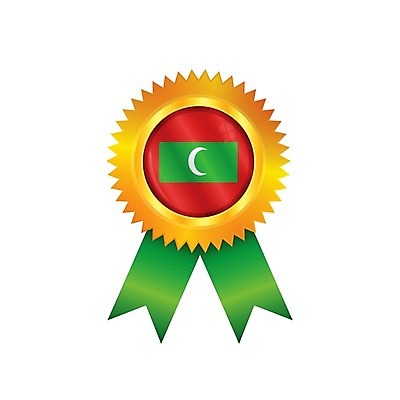 EPS 해외이미지 배너 리본 섬 일러스트 사람없음 빨간색 초록색 세계 라벨 경쟁 깃발 상패 트로피 메달 심볼 배지 광택 몰디브 해외202004 해외일러스트 아시아 컬러 컨셉 프레임 상_우승 상_상패 파일형식 벡터