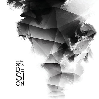 EPS 해외이미지 백그라운드 일러스트 수묵화 미술 타이포그라피 사람없음 검은색 먹 번짐 국경 해외202004 해외일러스트 문자 컬러 서예 문화예술 파일형식 벡터 효과