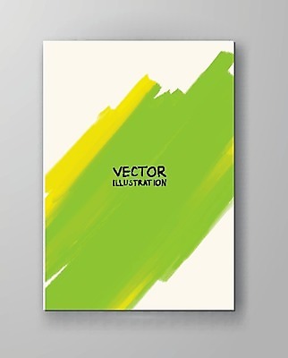 EPS 해외이미지 템플릿 디자인 배너 포스터 종이 백그라운드 일러스트 벽지 수채화 미술 사람없음 그래픽 장식 초록색 노란색 페인트 얼룩 그림 캔버스 페이지 엘리먼트 해외202004 해외일러스트 컬러 문화예술 파일형식 벡터