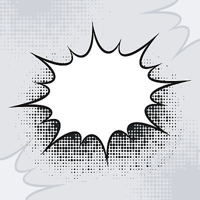 EPS 해외이미지 디자인 말풍선 일러스트 추상 사람없음 회색 유머 팝아트 코믹 카툰스타일 해외202004 해외일러스트 감정 컬러 무늬 그림 파일형식 벡터