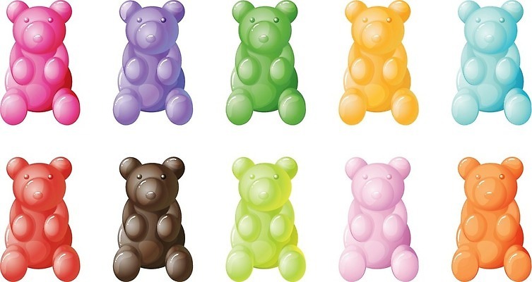 EPS 해외이미지 무료이미지 일러스트 곰 컬러풀 귀여움 달콤 오브젝트 젤리 해외202004 해외일러스트 동물 컬러 컨셉 포유류 디저트 맛 파일형식 벡터 무료콘텐츠