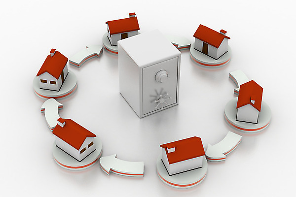 포토 JPG 해외이미지 컨셉 부동산 주택 안전 사람없음 3D 판매 재산 보호 잠금 보안 금고 보안장치 해외202004 해외포토 건물 금융 장비 디지털합성 파일형식