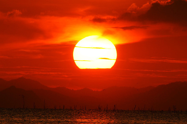 포토 JPG 해외이미지 바다 백그라운드 자연 하늘 풍경 사람없음 빨간색 빛 햇빛 태양 반사 노란색 일출 황혼 일몰 수평선 해외202004 해외포토 자연요소 컬러 노을 생태계 파일형식