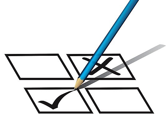 EPS 해외이미지 무료이미지 일러스트 통계 연필 선택 체크리스트 해외202004 해외일러스트 컨셉 학용품 필기구 파일형식 벡터 무료콘텐츠