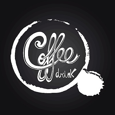 EPS 해외이미지 디자인 배너 커피 음료 음식 백그라운드 일러스트 텍스트 타이포그라피 사람없음 상점 검은색 칠판 카페 흰색 원형 분필 복고 카페테리아 카페인 스타일 맛있는 해외202004 해외일러스트 도형 문자 컬러 초크 파일형식 벡터