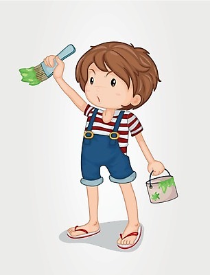 EPS 해외이미지 클립아트 1 옷 남자 어린이 클리핑패스 백그라운드 일러스트 청소년 미술 사람 소년 장식 10대 금속 줄무늬 흰색 붓 캔 만화 양동이 싱글 흰배경 그림 화가 통조림 결백 고립 혼자 해외202004 해외일러스트 직업 컬러 무늬 재질 문화예술 파일형식 벡터