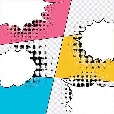 EPS 해외이미지 디자인 말풍선 일러스트 추상 사람없음 만화 팝아트 코믹 카툰스타일 해외202004 해외일러스트 무늬 그림 파일형식 벡터