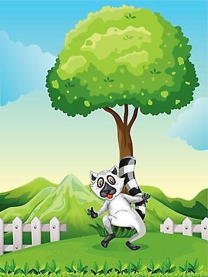 EPS 해외이미지 주간 나무 식물 동물 구름 잎 일러스트 장난 자연 놀이 하늘 생물 산 선물 풍경 야외 목재 그래픽 초록색 파란색 울타리 환경 줄무늬 흰색 잡초 황무지 큼 그늘 만화 아래 언덕 그림 생태계 자원 리빙 내추럴 여우원숭이 해외202004 해외일러스트 자연요소 컬러 무늬 재료 담장 원숭이 크기 방향 위치 파일형식 벡터