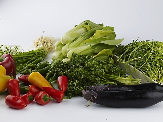 포토 JPG 스튜디오촬영 음식 채소 식재료 고추 가지 피망 파프리카 실내 파슬리 사람없음 가로 빨간색 초록색 농작물 노란색 신선 청경채 풋고추 부추 달래 국내포토 컬러 농업 파일형식