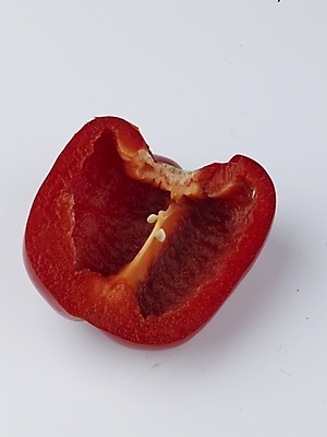 포토 JPG 스튜디오촬영 음식 채소 식재료 단면 피망 파프리카 실내 누끼 근접촬영 사람없음 빨간색 세로 농작물 신선 국내포토 뷰포인트 컬러 농업 내부 파일형식