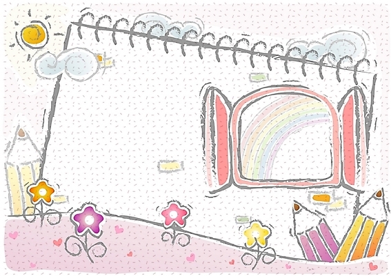 EPS 구름 교육 꽃 백그라운드 무지개 일러스트 창문 상상 미술 풍경 사람없음 태양 연필 봄 미술도구 연습장 국내일러스트 자연요소 식물 계절 문화예술 학용품 필기구 공책 오브젝트 파일형식 벡터