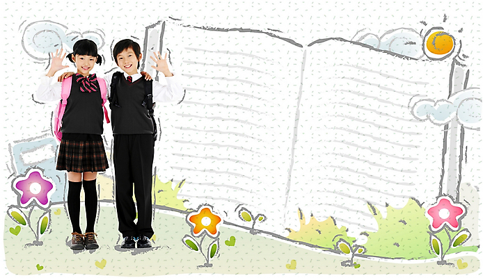 전신 PSD 구름 편집이미지 여자 어린이교육 교육 남자 꽃 초등학생 어린이 백그라운드 상상 사람 풍경 두명 책 친구 태양 봄 디지털합성 어린이만 이미지편집 자연요소 식물 학생 계절 관계 파일형식