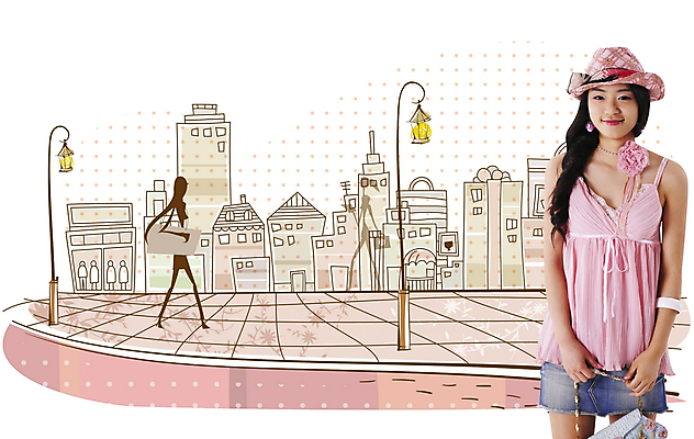 PSD 편집이미지 여자 실루엣 백그라운드 가로등 그림자 한명 사람 20대 성인 건물 쇼핑 마을 쇼핑몰 디지털합성 여자만 여자한명만 성인여자만 청년만 청년여자만 성인한명만 청년여자한명만 성인여자한명만 성인만 이미지편집 1 건축물 공공시설 촬영기법 청년 파일형식