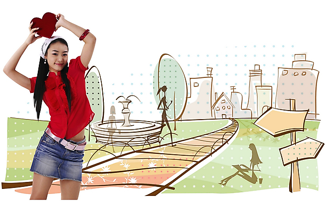 PSD 나무 편집이미지 공원 여자 실루엣 그림자 한명 사람 20대 성인 건물 쇼핑 마을 팻말 디지털합성 분수 분수_분수대 여자만 여자한명만 성인여자만 청년만 청년여자만 성인한명만 청년여자한명만 성인여자한명만 성인만 이미지편집 식물 1 건축물 공공시설 프레임 촬영기법 청년 분수대 파일형식