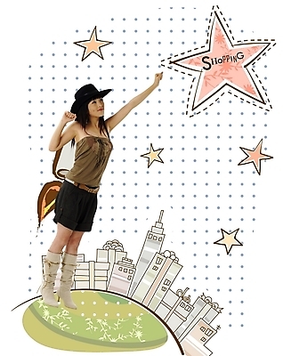 PSD 편집이미지 모자 라이프스타일 여자 별 반바지 부츠 선물 한명 사람 빌딩 20대 성인 건물 쇼핑 로켓 디지털합성 여자만 여자한명만 성인여자만 청년만 청년여자만 성인한명만 청년여자한명만 성인여자한명만 성인만 이미지편집 자연요소 1 건축물 잡화 신발 바지 청년 생활 파일형식