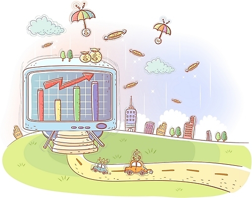 EPS 주간 화살표 도로 길 백그라운드 돈 일러스트 우산 비즈니스 교통시설 상상 자동차 그래프 빌딩 사람없음 야외 건물 금융 경제 달러 모니터 동전 성장 도시 증권 돈자루 주식 상승 국내일러스트 자연요소 건축물 육상교통 교통 컨셉 컴퓨터 재산 시설 파일형식 벡터