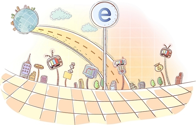 EPS 주간 지구 백그라운드 인터넷 일러스트 비즈니스 상상 정보통신 빌딩 사람없음 야외 건물 스마트폰 텔레비전 통신기기 도시 국내일러스트 자연요소 건축물 통신 전자제품 핸드폰 스마트기기 기계 정보 파일형식 벡터