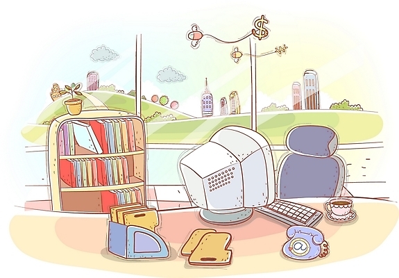 EPS 주간 구름 화분 길 커피 백그라운드 의자 일러스트 비즈니스 창문 상상 책장 실내 빌딩 사람없음 건물 컴퓨터 사무실 키보드 전화기 언덕 서류꽂이 서류파일 국내일러스트 자연요소 건축물 음료 가구 내부 전자제품 사무용품 파일형식 벡터