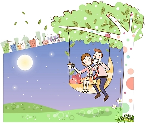EPS 나무 부부 커플 여자 남자 행복 일러스트 가정 남편 낚시 티타임 휴식 사랑 사람 야외 두명 건물 화목 봄 마시기 보름달 하트 아내 차 야간 초승달 즐거움 그네타기 동행 국내일러스트 자연요소 모양 식물 건축물 계절 감정 음료 컨셉 관계 모션 놀이 레저 달 그네 파일형식 벡터