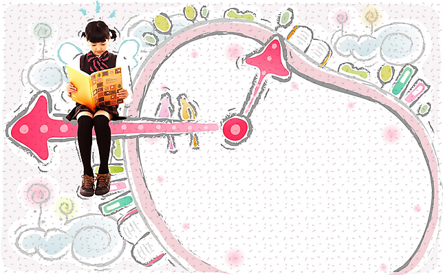 PSD 나무 구름 편집이미지 여자 어린이교육 교육 초등학생 어린이 시계 상상 조류 한명 사람 소녀 책 독서 시간 시곗바늘 디지털합성 초침 여자만 여자한명만 어린이만 소녀만 소녀한명만 이미지편집 자연요소 식물 동물 1 학생 파일형식