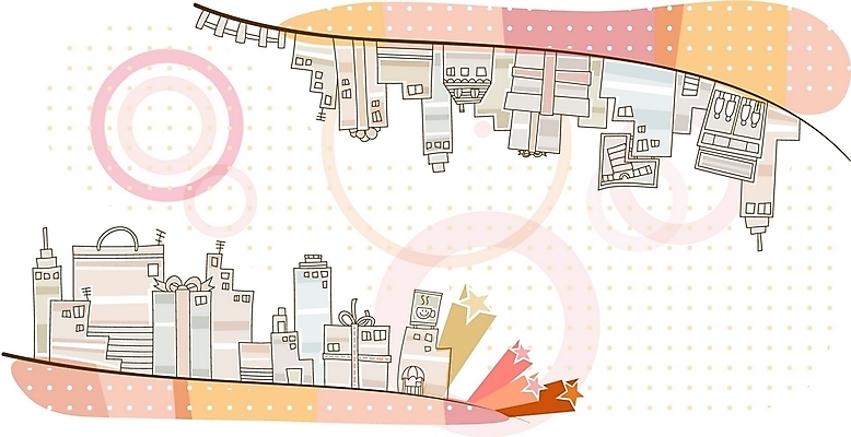 EPS 시설물 현대건축 건축 백그라운드 일러스트 풍경 빌딩 사람없음 건물 쇼핑 마을 도시 국내일러스트 건축물 파일형식 벡터