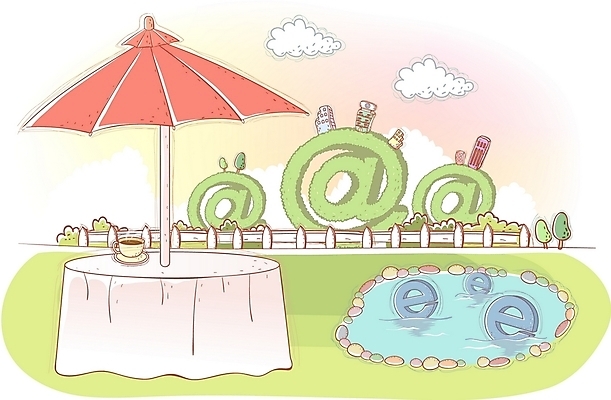 EPS 주간 나무 구름 문자 기호 호수 커피 백그라운드 인터넷 일러스트 비즈니스 상상 탁자 정보통신 빌딩 초원 사람없음 야외 건물 울타리 새싹 웹 연못 파라솔 국내일러스트 자연요소 식물 건축물 음료 가구 통신 담장 정보 파일형식 벡터