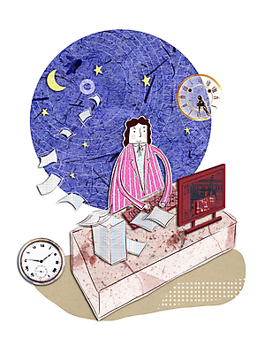 PSD 여자 별 시계 일러스트 비즈니스 상상 밤하늘 한명 사람 20대 성인 컴퓨터 사무실 달 키보드 업무 비즈니스우먼 작업실 야간 책상 문서 콜라주 야근 여자만 여자한명만 성인여자만 청년만 청년여자만 성인한명만 청년여자한명만 성인여자한명만 성인만 국내일러스트 자연요소 1 가구 하늘 청년 전자제품 작업 직장인 파일형식