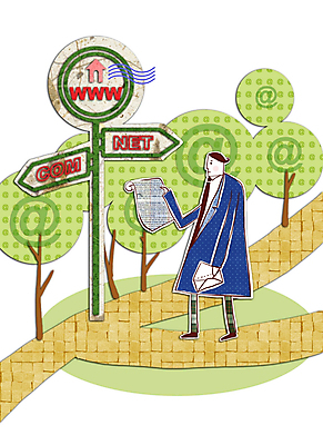 PSD 남자 일러스트 비즈니스 상상 한명 사람 20대 성인 표지판 비즈니스맨 편지 갈림길 콜라주 골뱅이기호 남자만 남자한명만 성인남자만 청년만 청년남자만 청년남자한명만 성인한명만 성인남자한명만 성인만 국내일러스트 1 기호 길 알림판 청년 직장인 파일형식