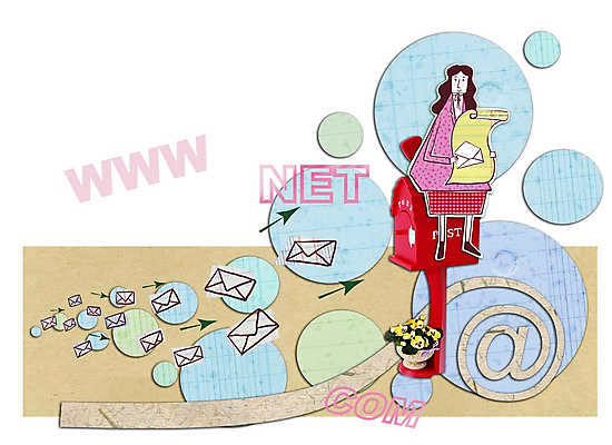 PSD 여자 인터넷 일러스트 비즈니스 상상 한명 사람 20대 성인 웹 우체통 비즈니스우먼 이메일 편지 콜라주 골뱅이기호 메일주소 수신 여자만 여자한명만 성인여자만 청년만 청년여자만 성인한명만 청년여자한명만 성인여자한명만 성인만 국내일러스트 1 기호 청년 직장인 파일형식