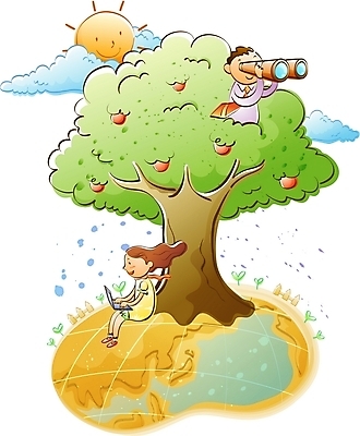 EPS 나무 구름 여자 열매 남자 산업 지구 인터넷 일러스트 비즈니스 정보통신 첨단산업 한그루 사람 두명 노트북 울타리 새싹 쌍안경 네트워크 검색 무선인터넷 e-라이프 유비쿼터스 국내일러스트 자연요소 식물 1 라이프스타일 통신 전자제품 담장 망원경 정보 파일형식 벡터