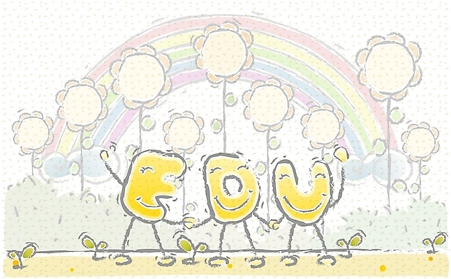 EPS 구름 문자 기호 알파벳 영어 교육 백그라운드 무지개 일러스트 교과목 해바라기 영어교육 사람없음 국내일러스트 자연요소 꽃 파일형식 벡터