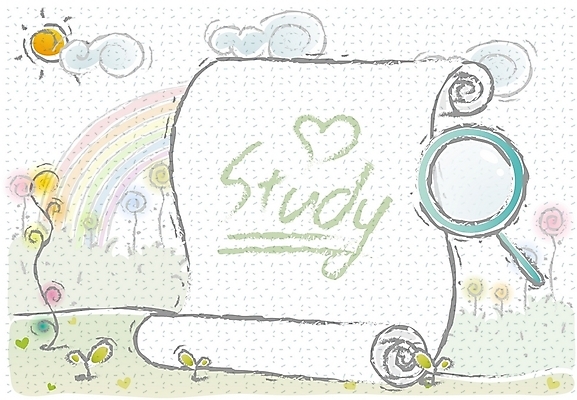 EPS 구름 교육 꽃 백그라운드 무지개 일러스트 돋보기 사람없음 태양 사무용품 A4용지 국내일러스트 자연요소 식물 종이 문구용품 파일형식 벡터