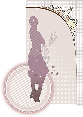 EPS 문양 시설물 여자 현대건축 건축 실루엣 백그라운드 일러스트 그림자 사람 빌딩 건물 쇼핑 마을 도시 여자만 국내일러스트 건축물 촬영기법 파일형식 벡터