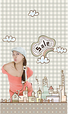 PSD 구름 편집이미지 문양 여자 무지개 주택 한명 사람 빌딩 상반신 20대 성인 건물 쇼핑 세일 마을 디지털합성 여자만 여자한명만 성인여자만 청년만 청년여자만 성인한명만 청년여자한명만 성인여자한명만 성인만 이미지편집 자연요소 1 건축물 청년 파일형식