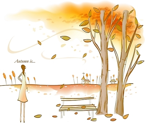 EPS 나무 사계절 계절 여자 여유 여행 낙엽 벤치 일러스트 자연 나뭇잎 주택 한명 사람 풍경 20대 성인 야외 교회 마을 가을 여자만 여자한명만 성인여자만 청년만 청년여자만 성인한명만 청년여자한명만 성인여자한명만 성인만 국내일러스트 식물 1 감정 잎 의자 종교건축 청년 건물 생태계 파일형식 벡터