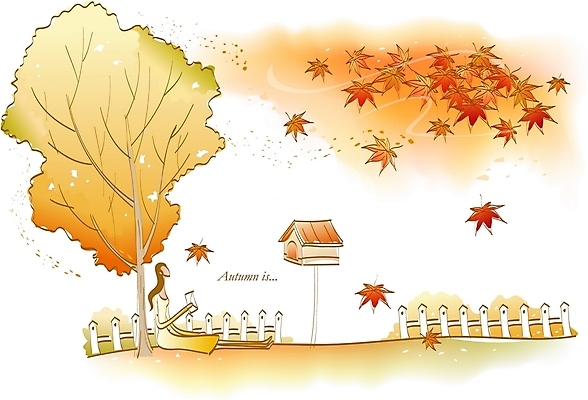 EPS 나무 사계절 계절 여자 여유 여행 단풍 낙엽 일러스트 자연 바람 한명 사람 풍경 20대 성인 야외 울타리 독서 우체통 가을 편지 여자만 여자한명만 성인여자만 청년만 청년여자만 성인한명만 청년여자한명만 성인여자한명만 성인만 국내일러스트 자연요소 식물 1 감정 잎 날씨 청년 담장 생태계 파일형식 벡터