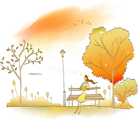 EPS 나무 사계절 계절 공원 공공시설 여자 여유 여행 단풍 낙엽 가로등 벤치 일러스트 자연 바람 한명 사람 풍경 20대 성인 야외 독서 가을 여자만 여자한명만 성인여자만 청년만 청년여자만 성인한명만 청년여자한명만 성인여자한명만 성인만 국내일러스트 자연요소 식물 1 감정 잎 의자 날씨 청년 시설 생태계 파일형식 벡터