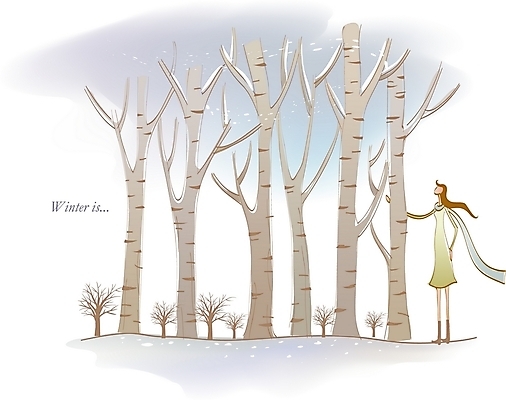 EPS 나무 사계절 계절 여자 여유 여행 겨울 일러스트 자연 여러그루 한명 사람 풍경 20대 성인 야외 목도리 눈 숲 여자만 여자한명만 성인여자만 청년만 청년여자만 성인한명만 청년여자한명만 성인여자한명만 성인만 국내일러스트 자연요소 식물 1 잡화 감정 다수 날씨 청년 생태계 파일형식 벡터