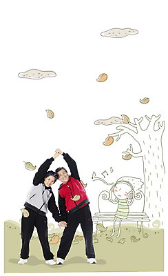 주간 전신 PSD 나무 구름 편집이미지 부부 커플 여자 할아버지 남자 할머니 어린이 50대 낙엽 벤치 건강 서기 사람 야외 두명 운동복 운동 가을 60대 디지털합성 합성 체조 이미지편집 자연요소 식물 옷 계절 노년 중년 잎 의자 관계 모션 파일형식