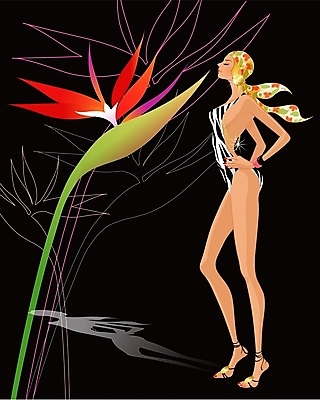 EPS 웰빙 계절 여자 수영복 꽃 여행 일러스트 장신구 휴가 두건 한명 사람 20대 성인 여름 관광지 여름휴가 바캉스 섹시 스카프 여자만 여자한명만 성인여자만 청년만 청년여자만 성인한명만 청년여자한명만 성인여자한명만 성인만 국내일러스트 식물 1 옷 컨셉 청년 목도리 파일형식 벡터 여름_계절