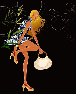 EPS 웰빙 계절 여자 패션 여행 일러스트 휴가 한명 사람 20대 성인 여름 여름휴가 바캉스 여자만 여자한명만 성인여자만 청년만 청년여자만 성인한명만 청년여자한명만 성인여자한명만 성인만 국내일러스트 1 청년 파일형식 벡터 여름_계절