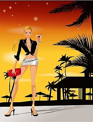 EPS 웰빙 계절 여자 패션 실루엣 여유 여행 일러스트 휴가 그림자 한명 사람 20대 성인 야외 여름 관광지 여름휴가 바캉스 파티 칵테일 클러치 여자만 여자한명만 성인여자만 청년만 청년여자만 성인한명만 청년여자한명만 성인여자한명만 성인만 국내일러스트 1 감정 가방 주류 촬영기법 이벤트 청년 파일형식 벡터 여름_계절